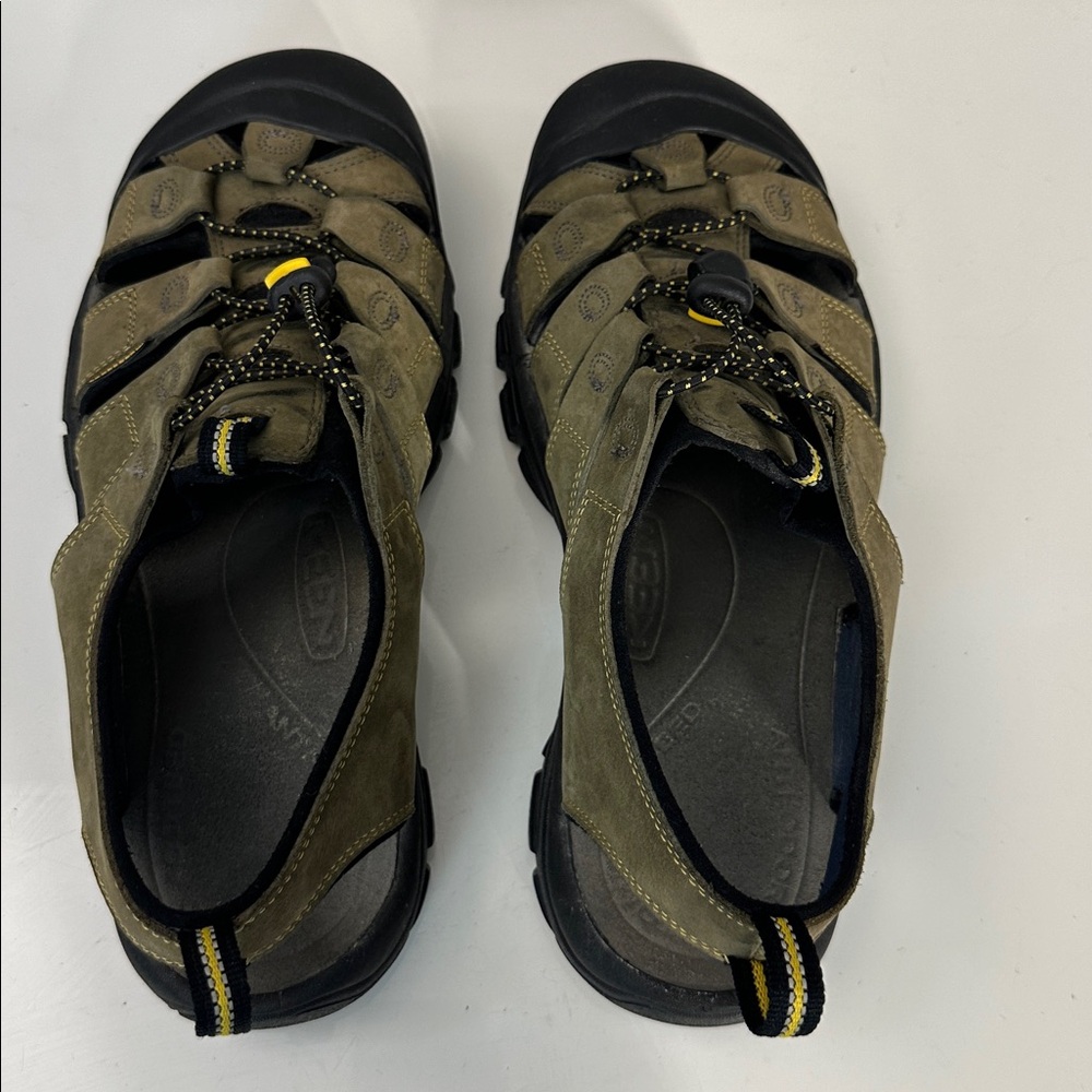 Keen Waterproof Newport H2 Mens Green Sandals Size 11.5 - Picture 8 of 16